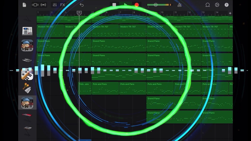 GarageBand オリジナルbgm 14