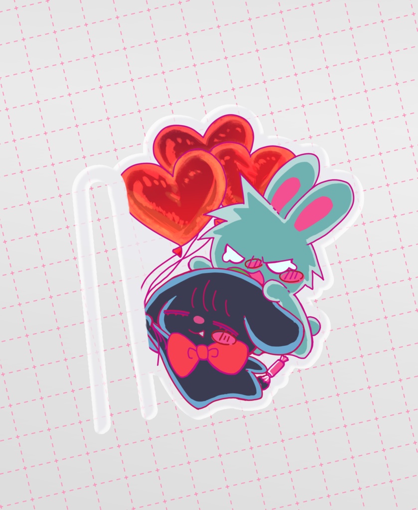 アクリルグラスマーカー🐰