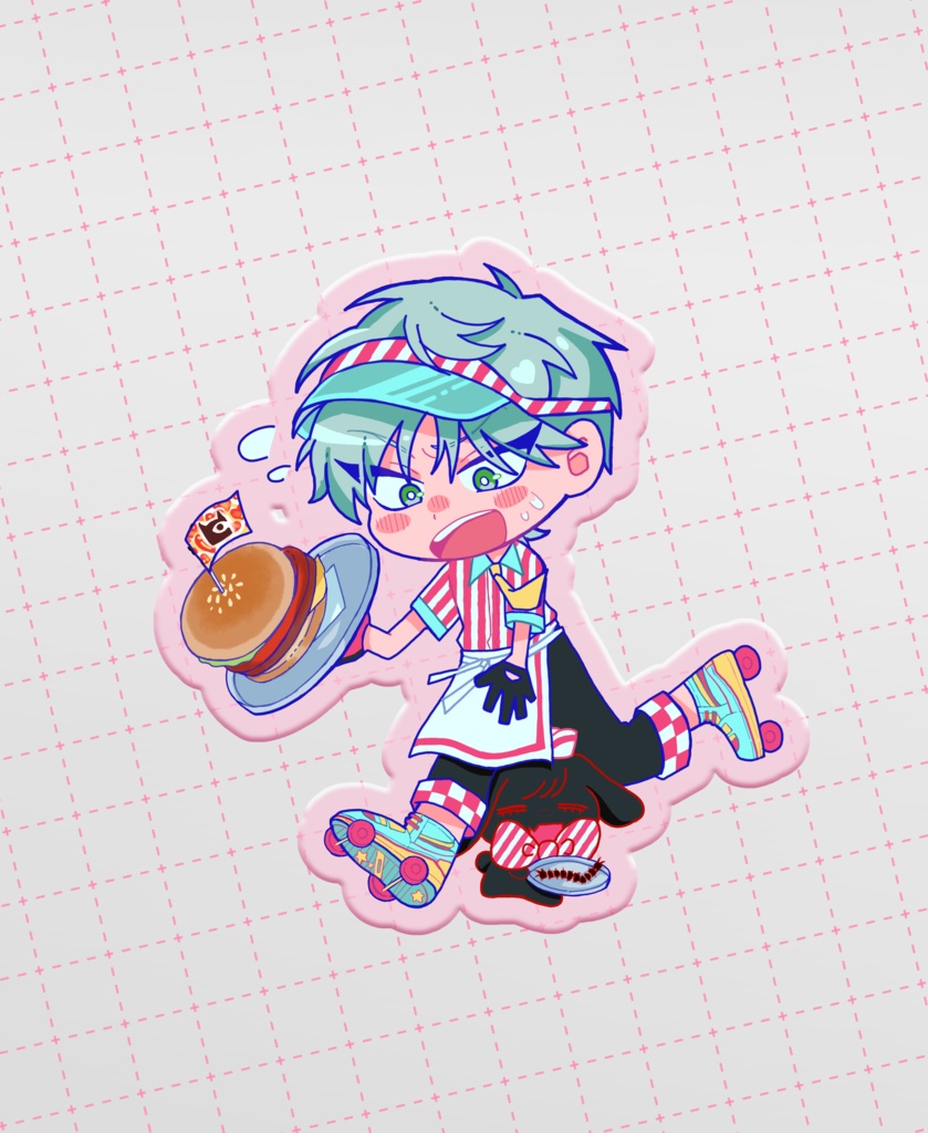 ダイナーアクリルキーホルダー🍔