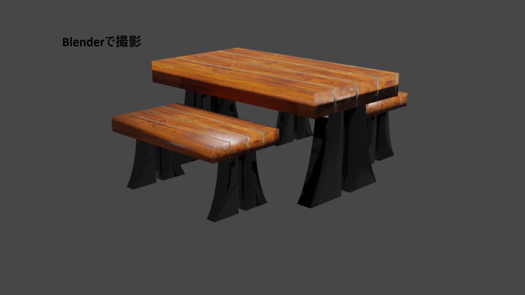 Table&Chair Ceries01（Unity/Blender）