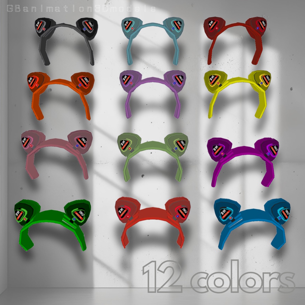 【キプフェル・まめひなた】ケモミミ専用ヘッドホンheadphone/KeMoDigi~ケモデジ~