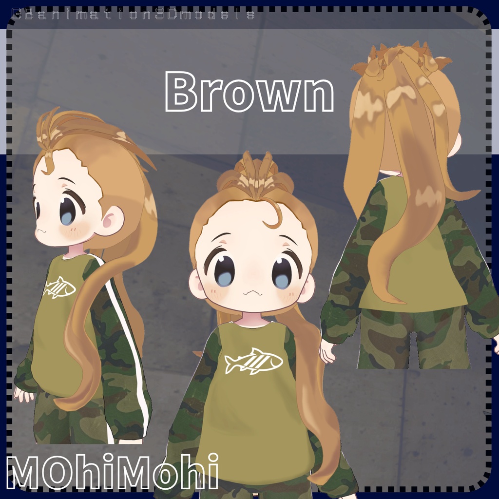 【4アバター対応】LongMohawk(ロングモヒカン)-MOhiMOhi-