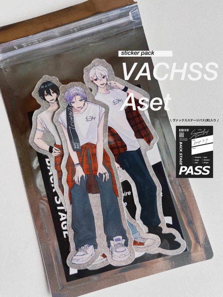 【非公式】VACHSSステッカー Aセット(夢･不･葛)