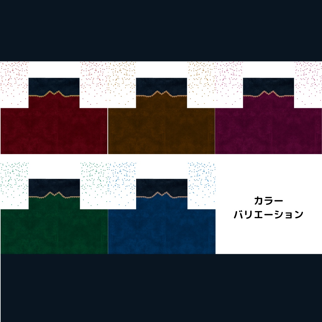 ハートワンピ&シューズ VRoid