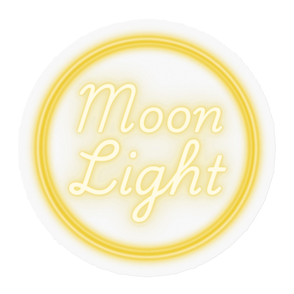 MusicBarMoonLightステッカー