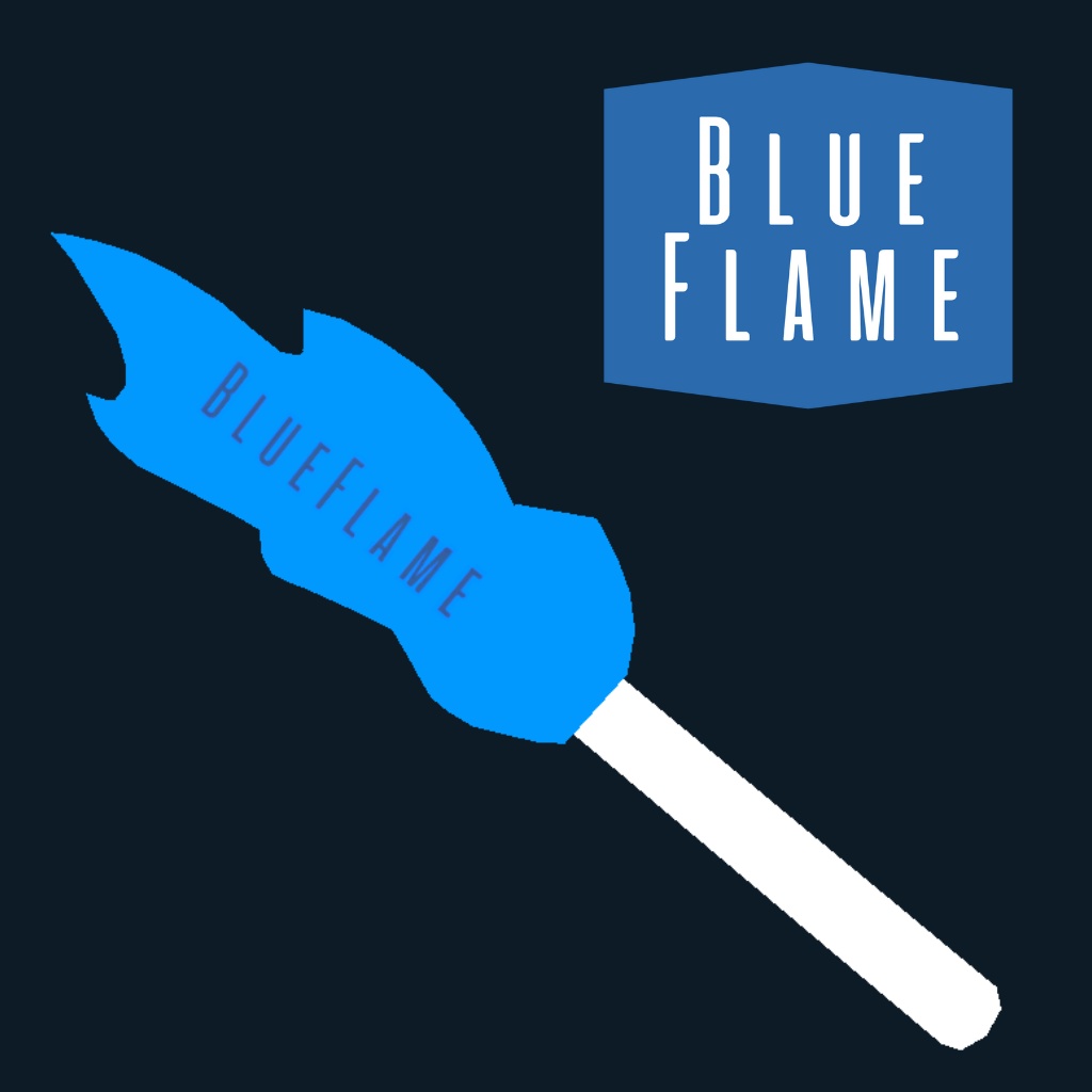 BLUEFLAMEペンライト（無地もあり）