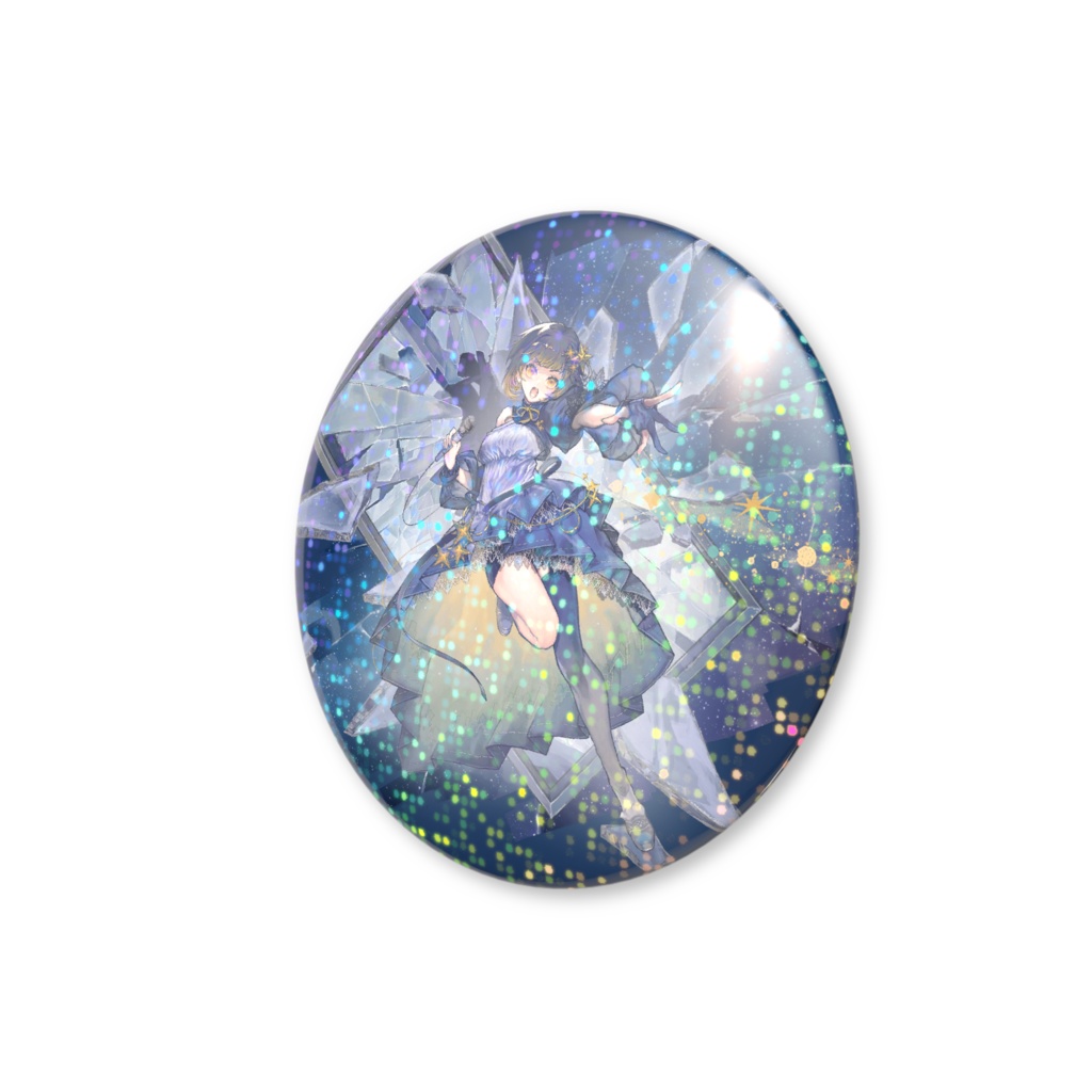 おはまよ新キービジュアルキラキラ缶バッジ