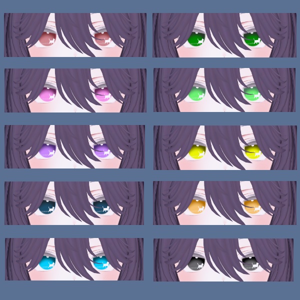 おさんぽねこ Eye texture