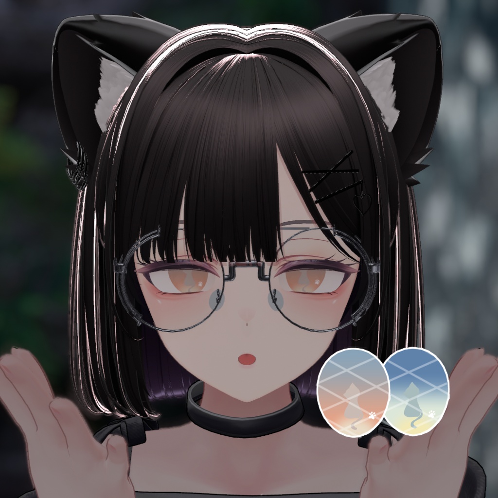 おすわりねこ Eye texture