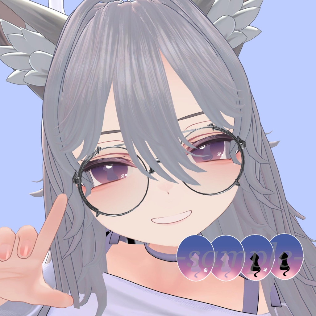 おすわりねこ Eye texture