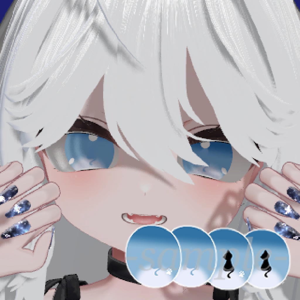 おすわりねこ Eye texture