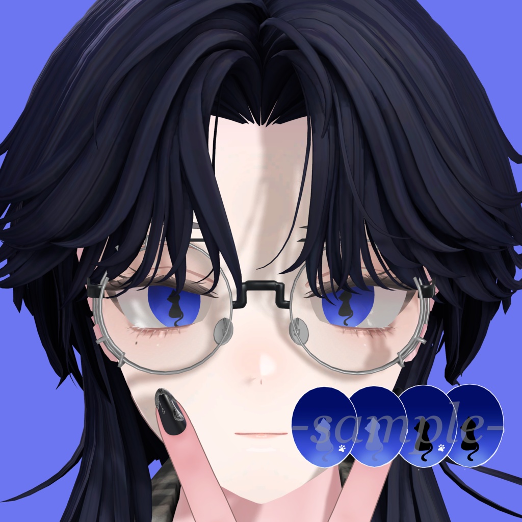 おすわりねこ Eye texture