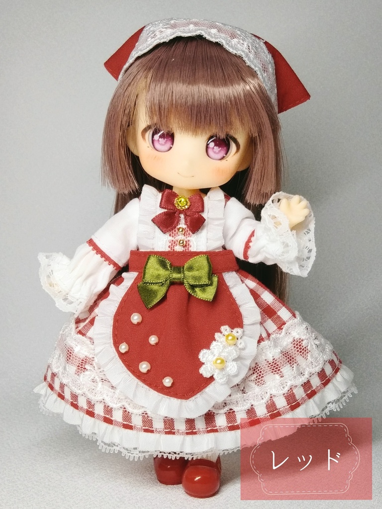 【受注商品】ストロベリーキッチンエプロンドレス