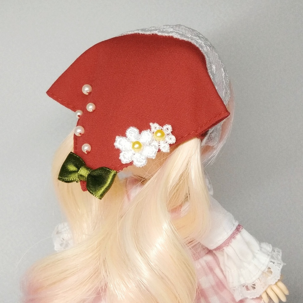 【受注商品】ストロベリーキッチンエプロンドレス