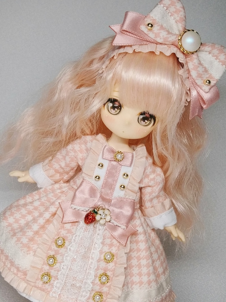 【受注商品】苺ミルクコートワンピース