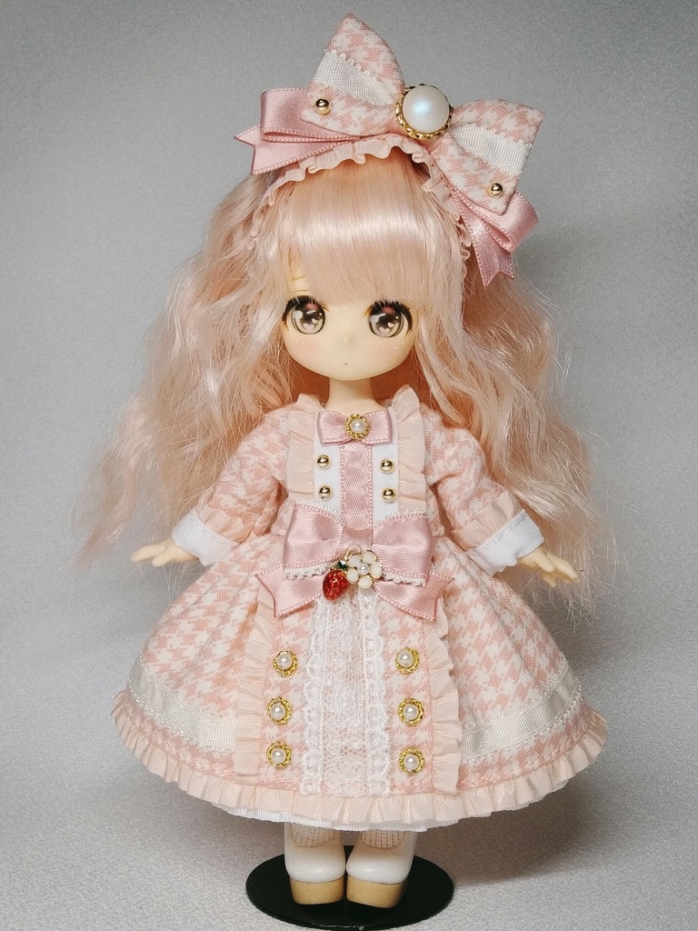 【受注商品】苺ミルクコートワンピース