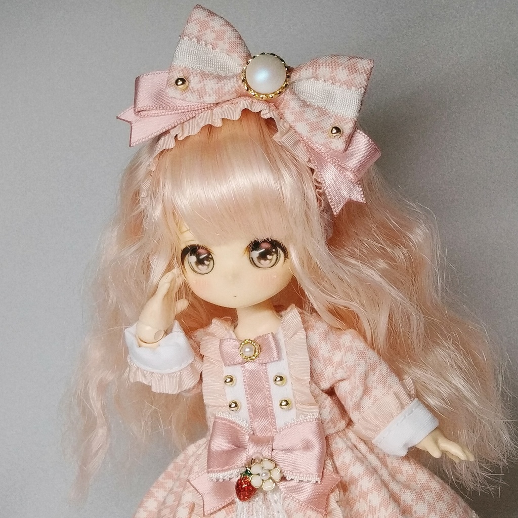 【受注商品】苺ミルクコートワンピース