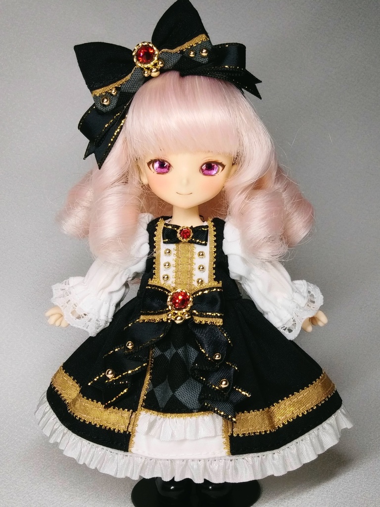 【受注商品】ナイトメアサーカスワンピース(オビツ11サイズ)