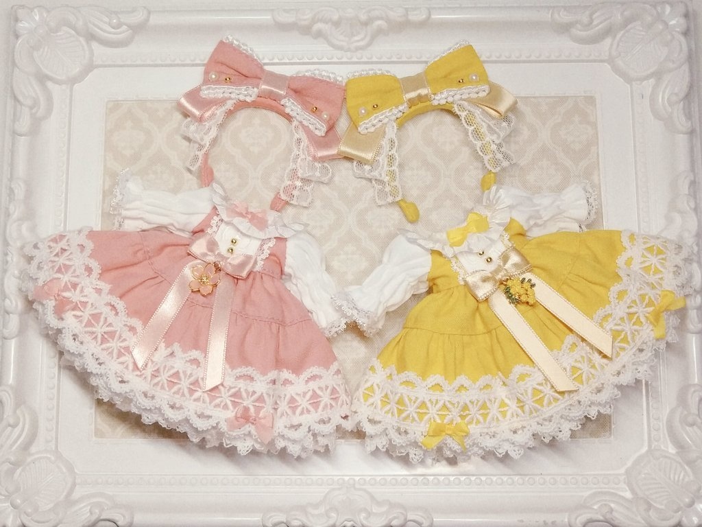 【受注商品】フラワーガーデンワンピース(サクラ)【1/12サイズ】