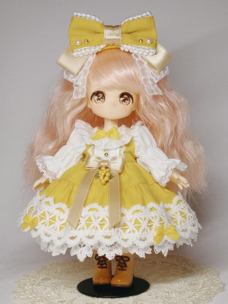 【受注商品】フラワーガーデンワンピース(ミモザ)【1/12サイズ】