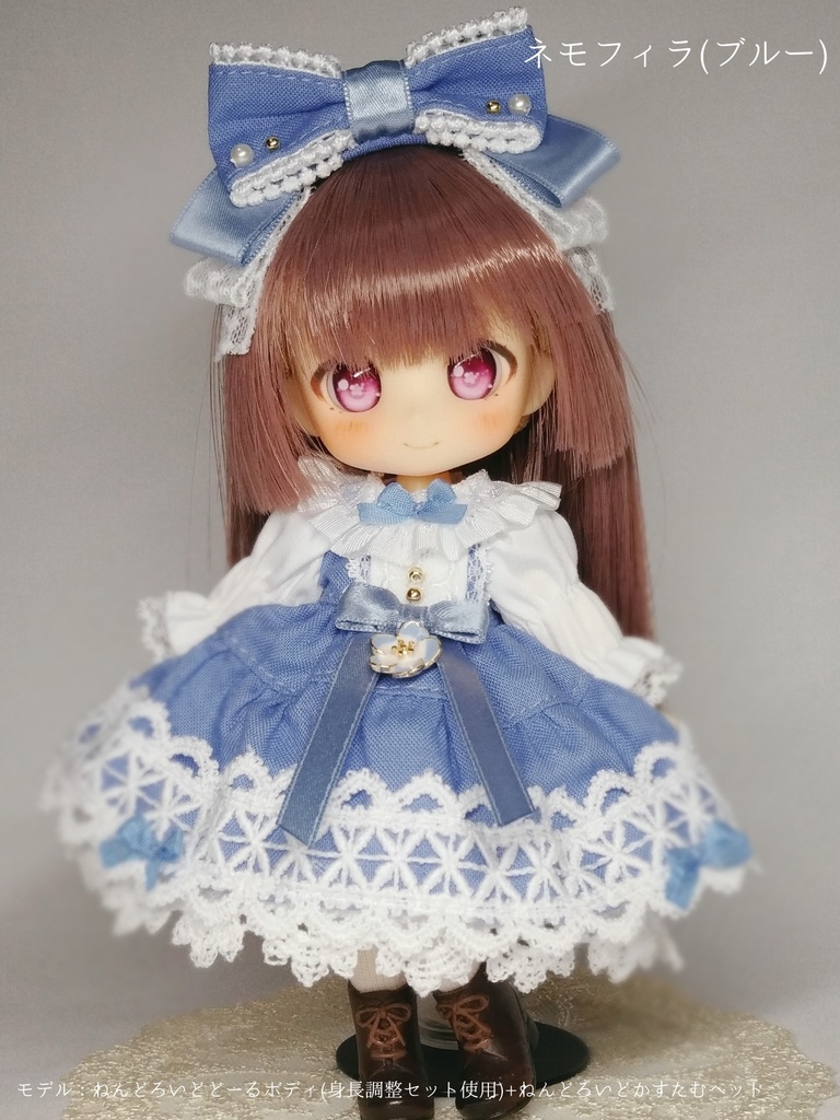 【受注商品】フラワーガーデンワンピース(ネモフィラ)【1/12サイズ】