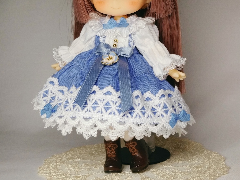 【受注商品】フラワーガーデンワンピース(ネモフィラ)【1/12サイズ】