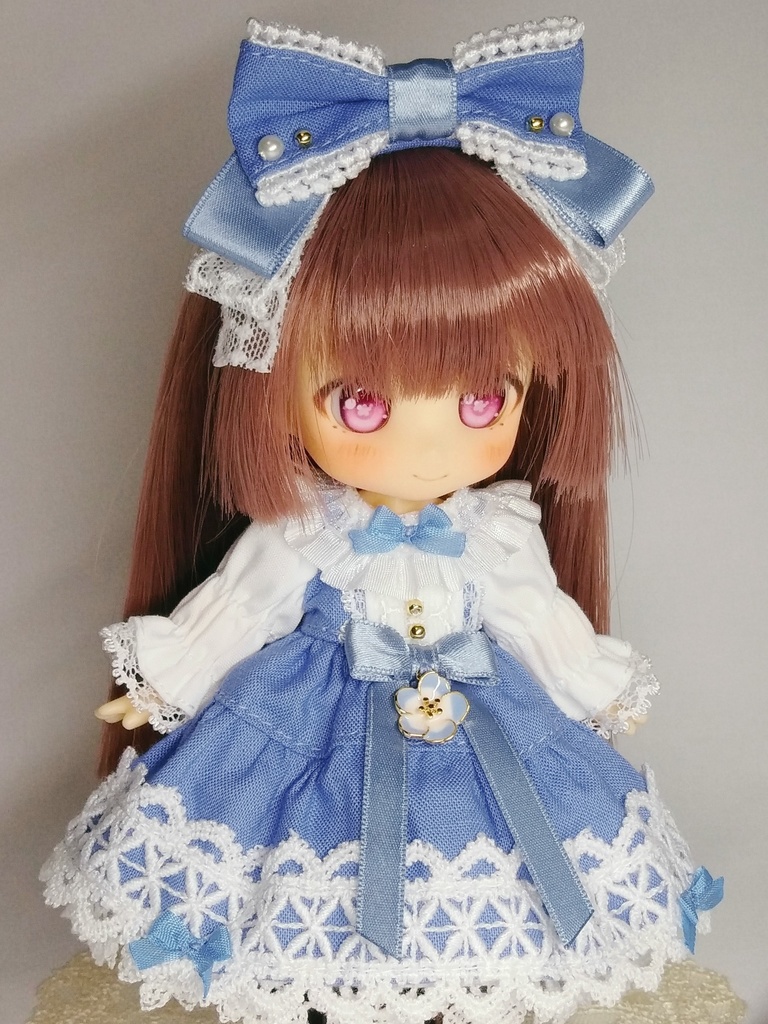 【受注商品】フラワーガーデンワンピース(ネモフィラ)【1/12サイズ】