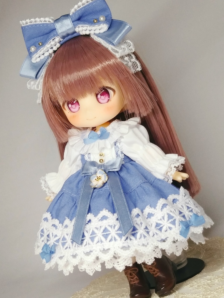 【受注商品】フラワーガーデンワンピース(ネモフィラ)【1/12サイズ】