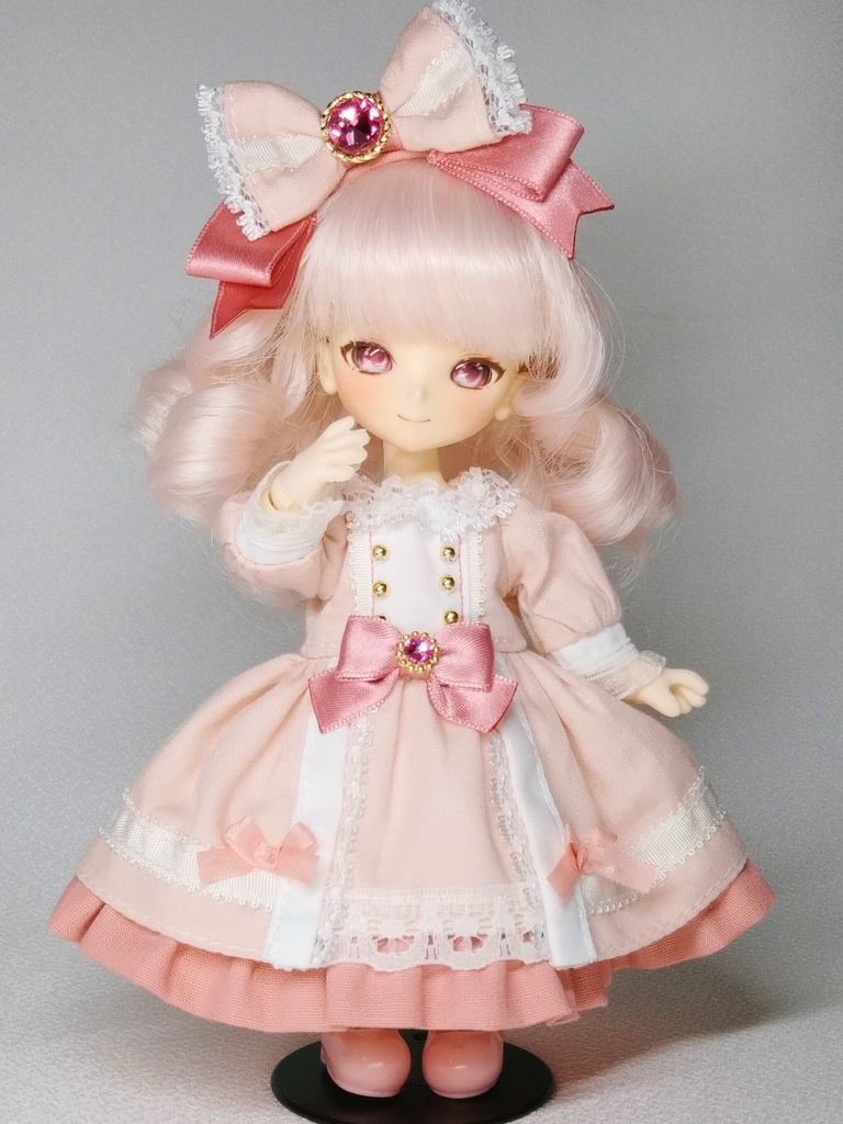 【受注商品】クラシカルセーラーワンピース(ピンク)