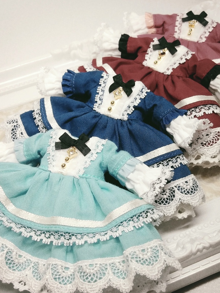 【受注商品】不思議の国のお茶会エプロンドレス【1/12サイズ】