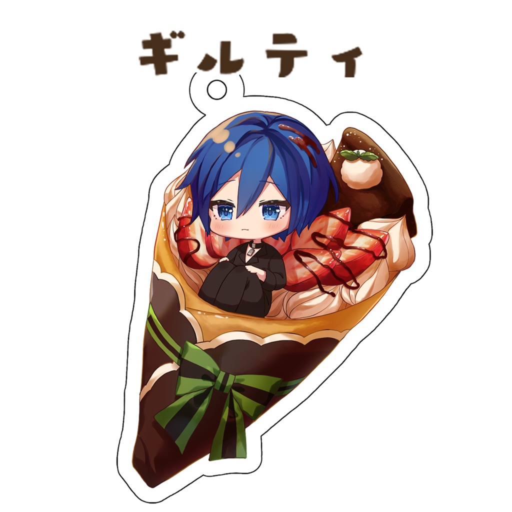 【受注生産】KAITOモジュール×スイーツ アクリルキーホルダー