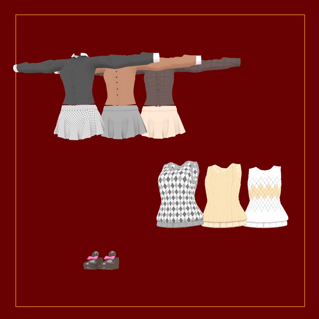 【VRChat】5アバター対応 秋涼散歩