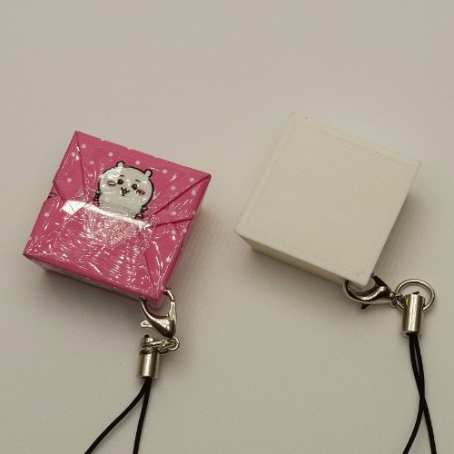 プラケース(ストラップ・2.5センチ角)