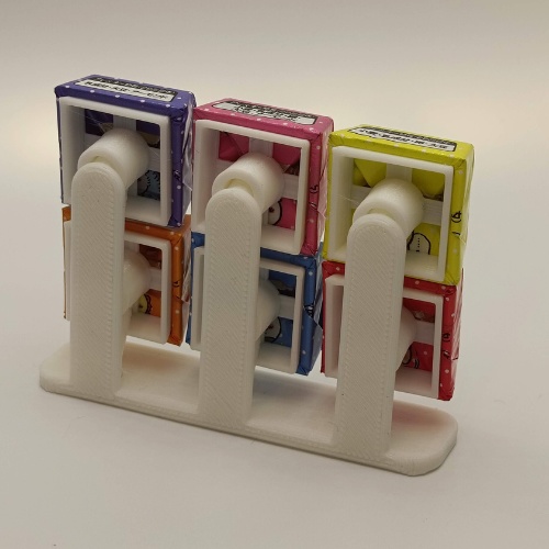 包み紙リメイク!プラケース(スタンド6個タイプ・2.5センチ角)