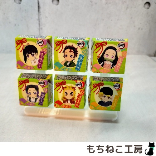 包み紙リメイク!プラケース(スタンド6個タイプ・3センチ角)