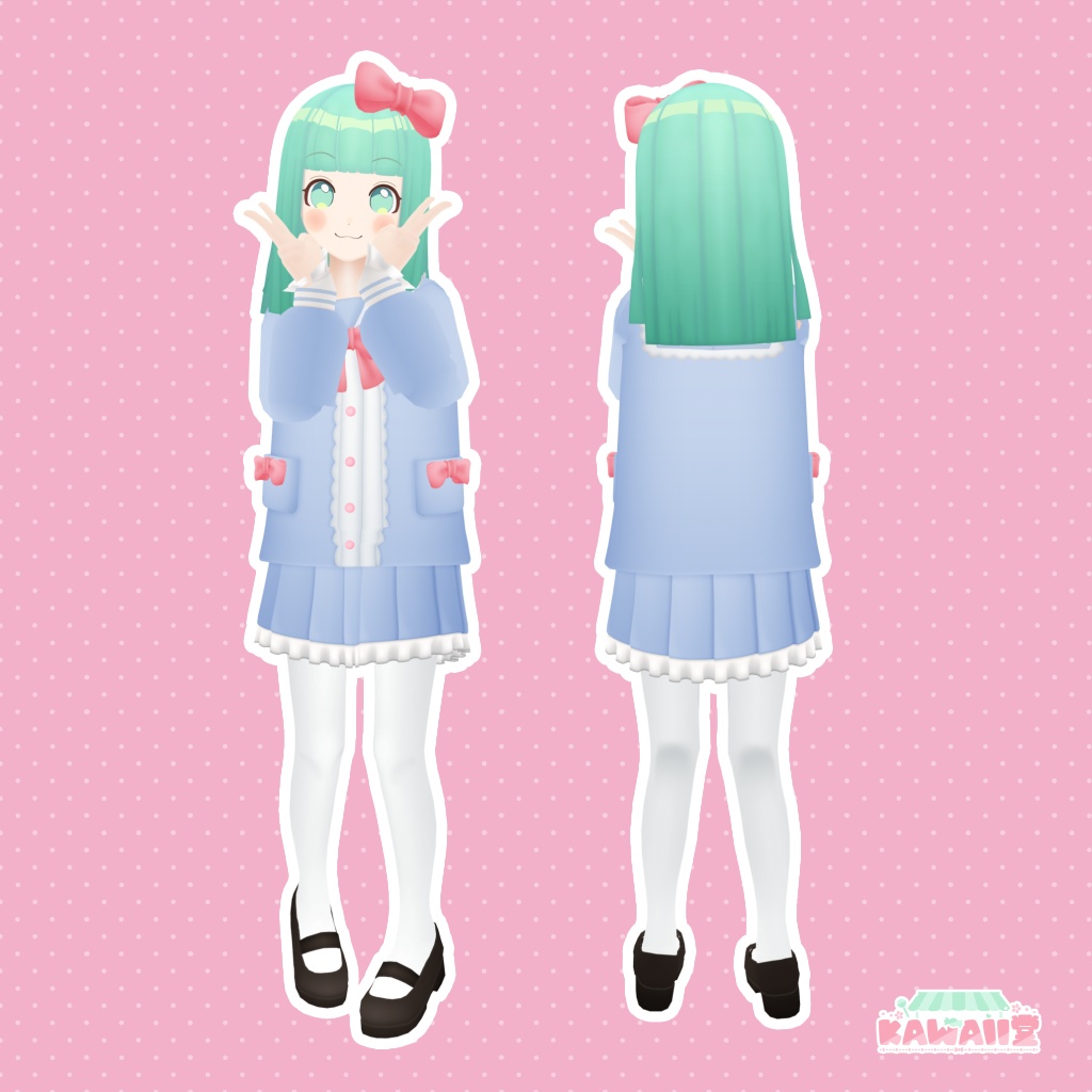 オリジナル3Dモデル「ねねねちゃん」ver.1.0