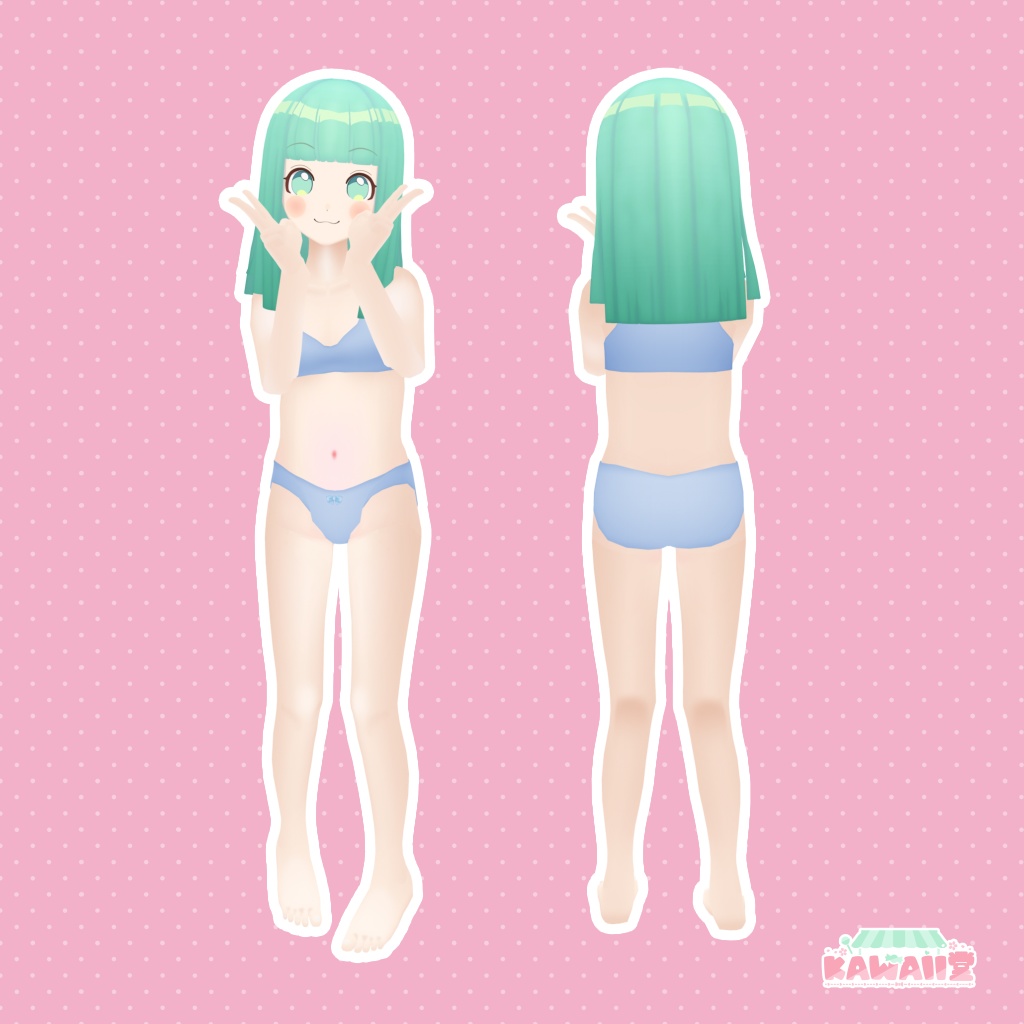 オリジナル3Dモデル「ねねねちゃん」ver.1.0