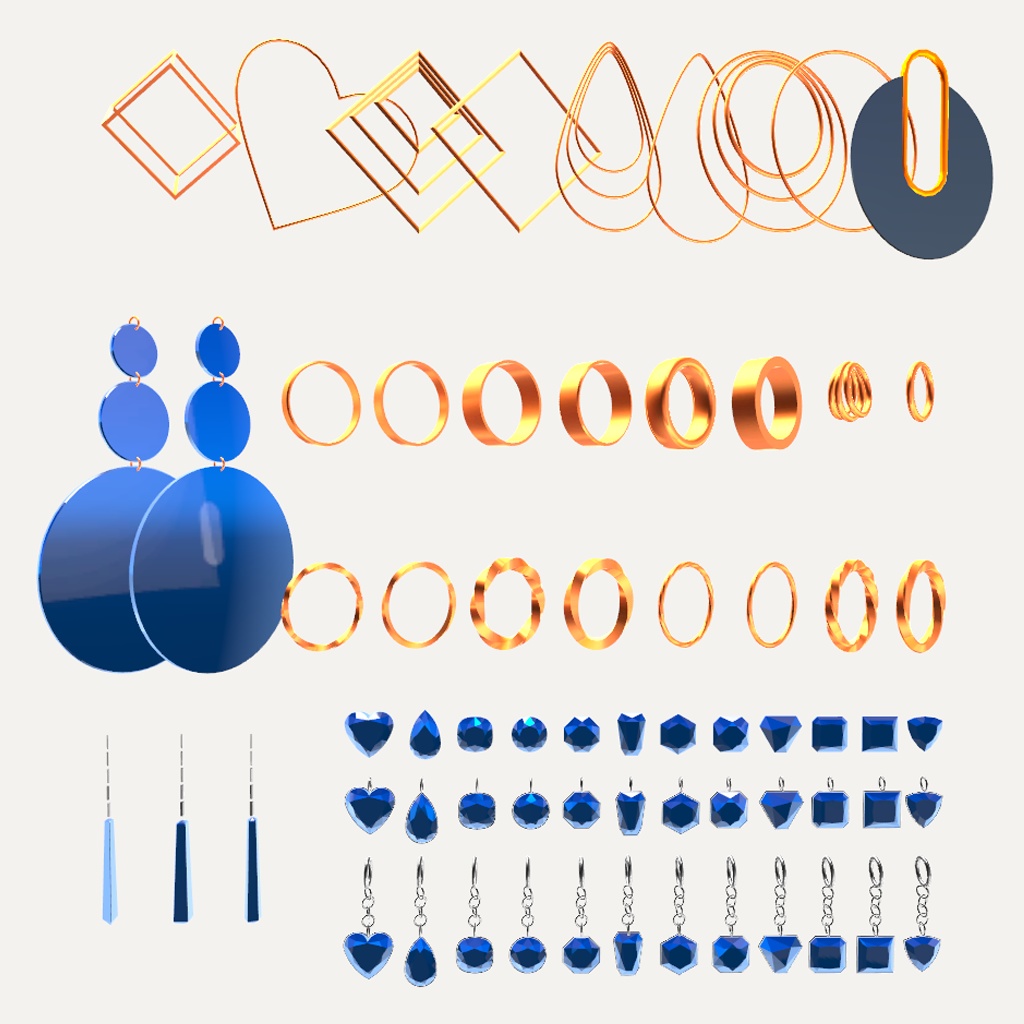 【521点】イヤリングコレクション【PB対応あり】