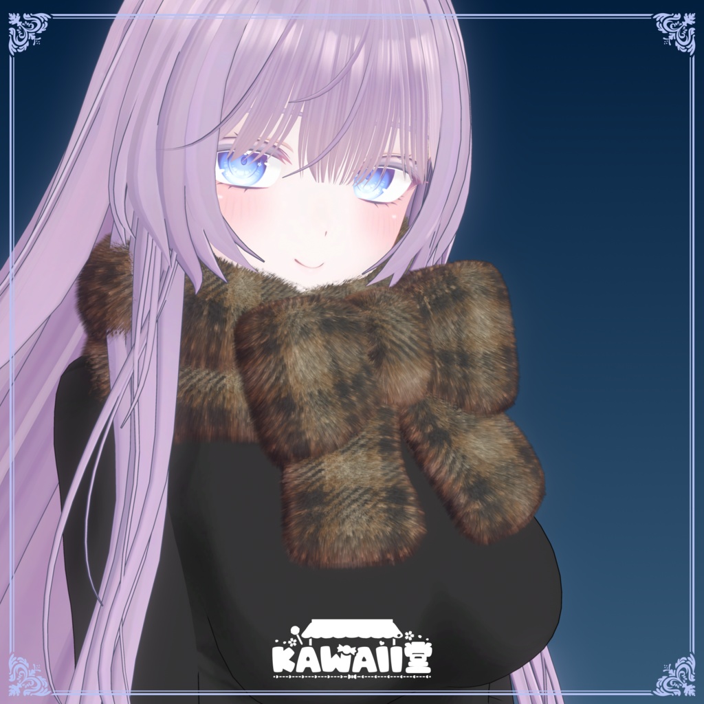 【PB対応】もふもふリボンマフラー【5種類】