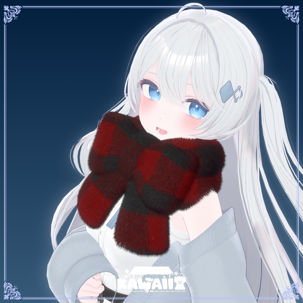 【PB対応】もふもふリボンマフラー【5種類】