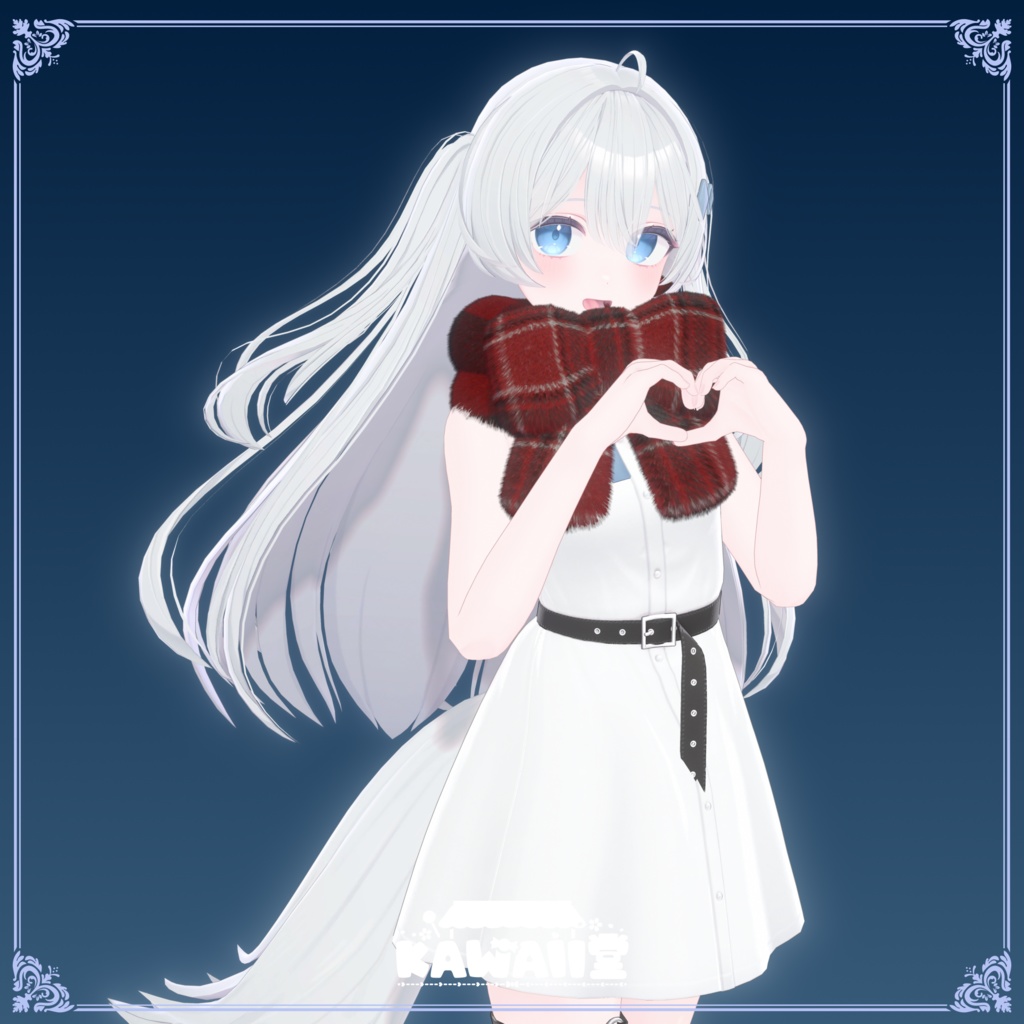 【PB対応】もふもふリボンマフラー【5種類】