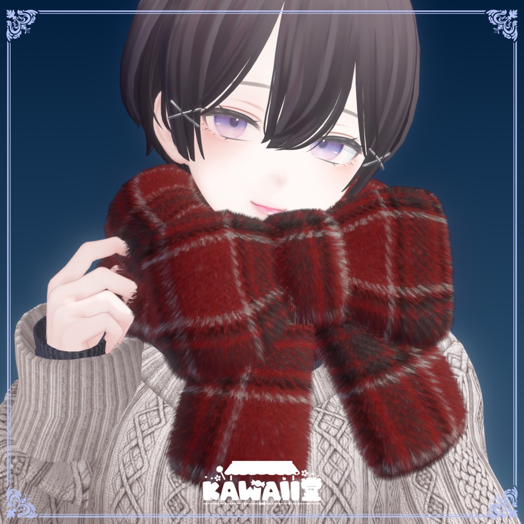 【PB対応】もふもふリボンマフラー【5種類】