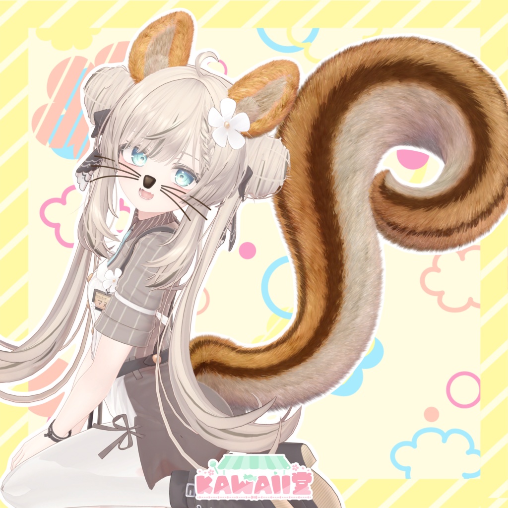 【PB対応】リスさんなりきりセット