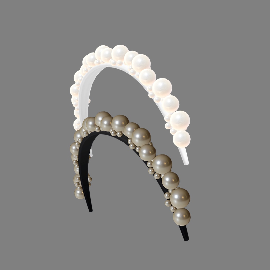 真珠の髪飾り