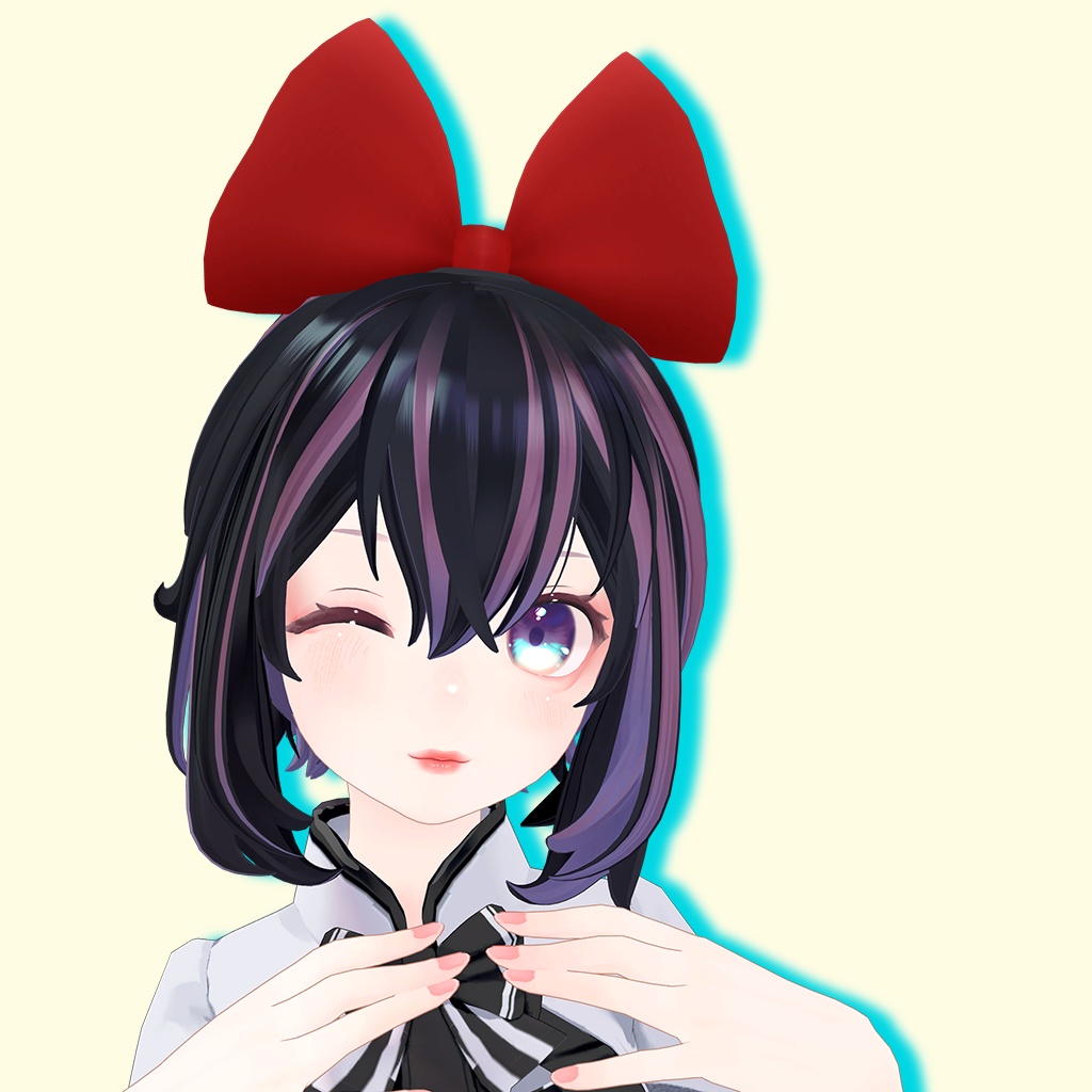 耳型リボン【PB】