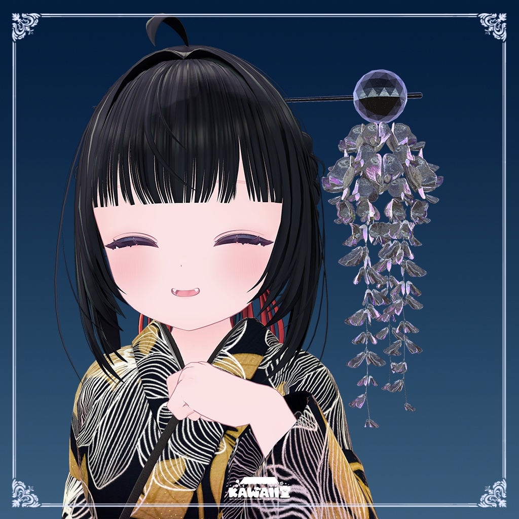 藤の花のかんざし【PB】【Particle付き】