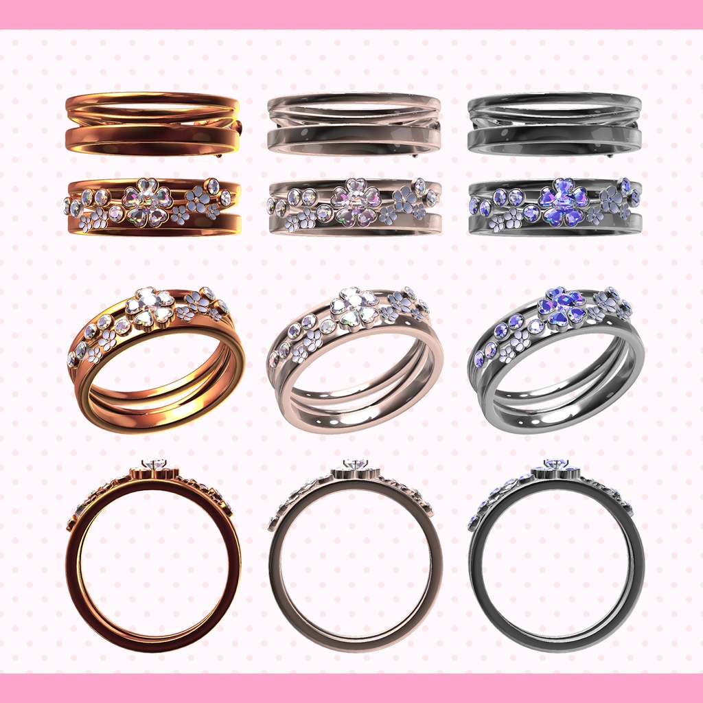 さくらリング【3種類】