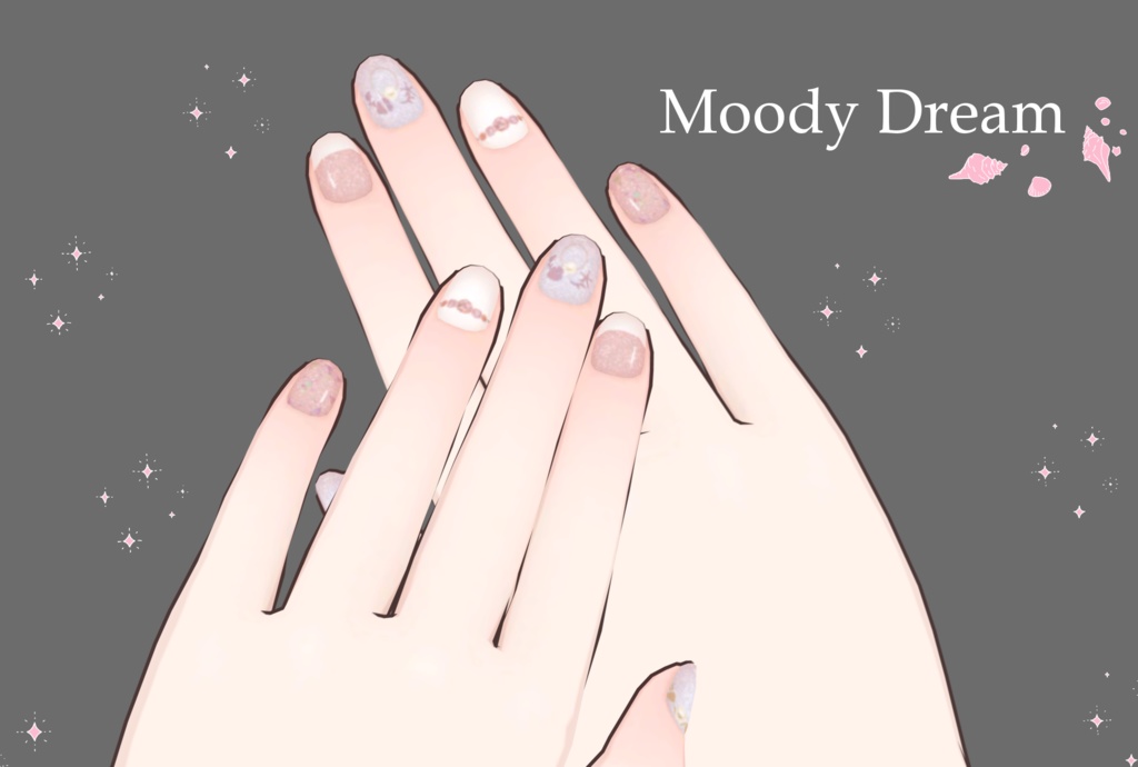 【無料】透羽ちゃん専用 Summer Nail Texture