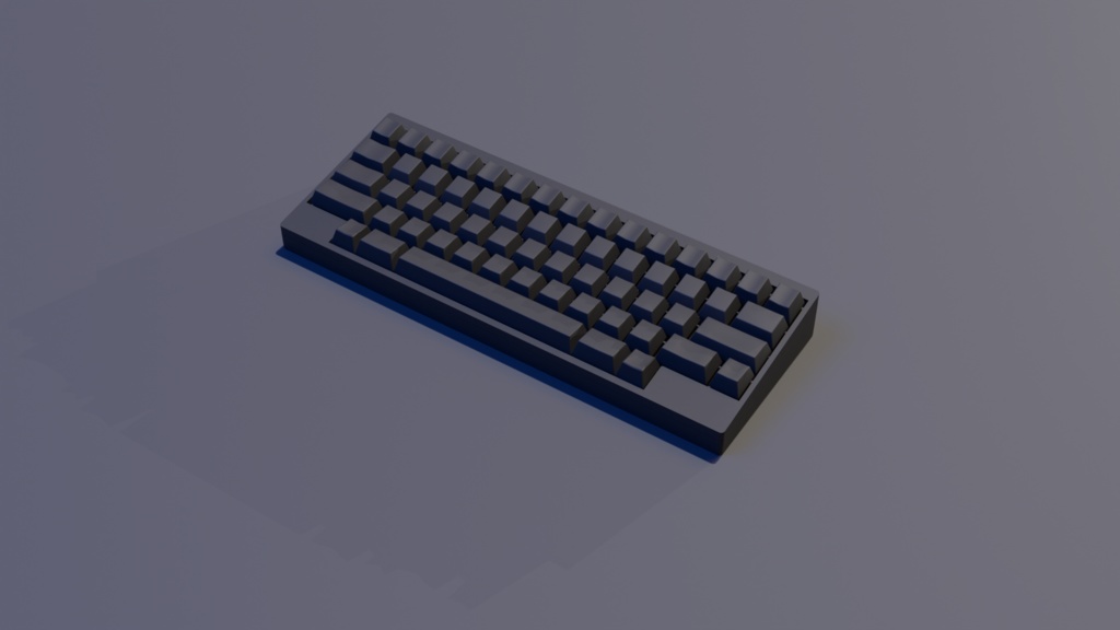 無刻印なキーボード(墨)