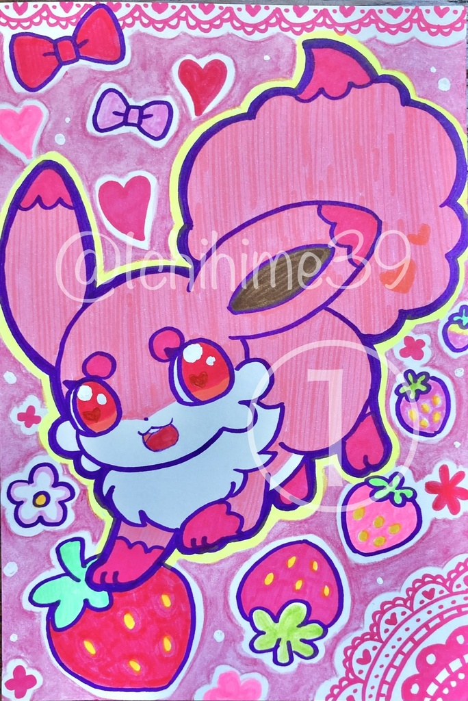 🌹ポストカードイラストオーダー🦋